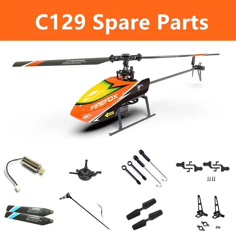 Rc Helicopter Coaxial - Spare Parts List For FIREFOX C129