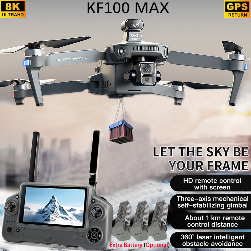 Rc Helicopter Charger - KF100 MAX GPS Drone 4K Camera