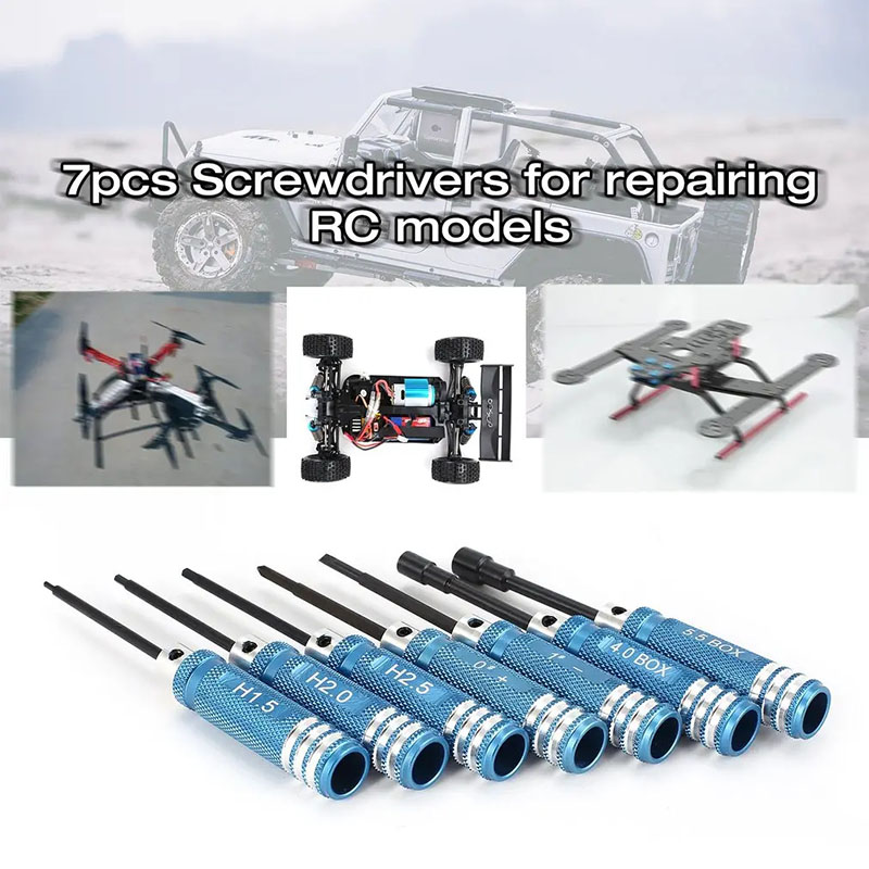 7Pcs 1.5 2.0 2.5mm RC Hex Driv - Rc Helicopter Tool Kit review and price