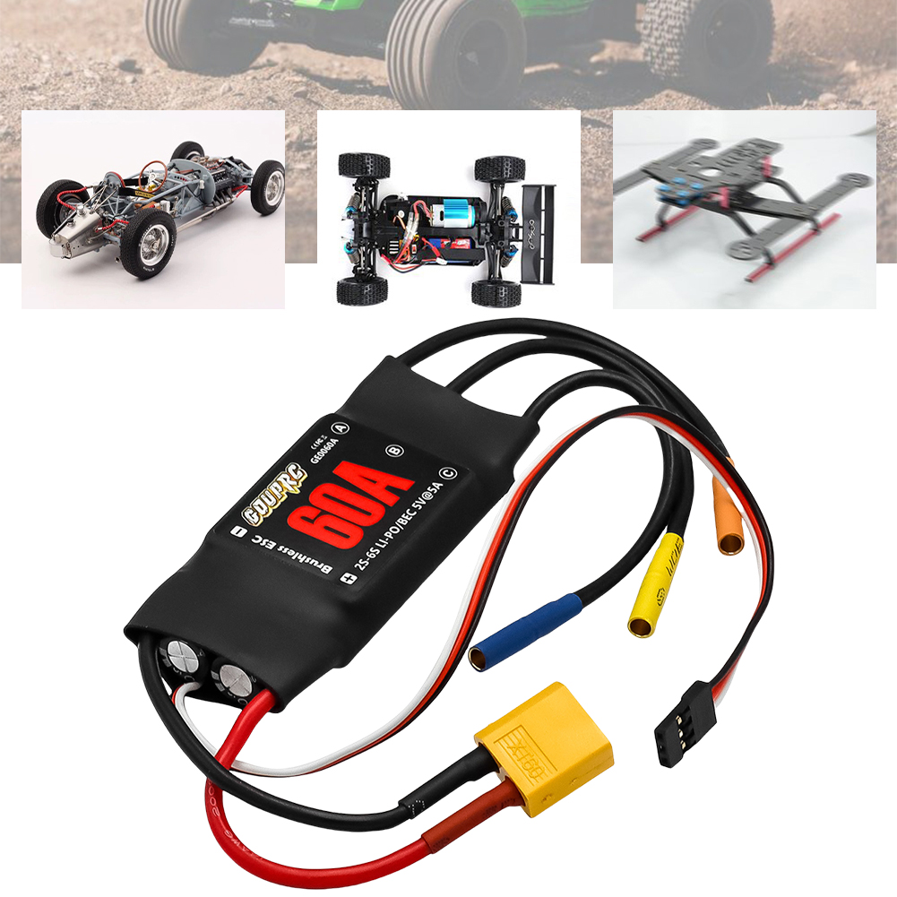 60A Brushless ESC 2-6S Electri - Rc Helicopter Electric review and price